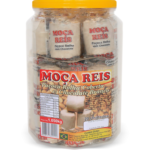 Paçoca Rolha Chocolate Branco